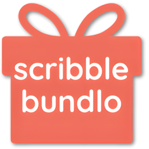 Scribble Bundlo stationery mystery box for girls in UAE